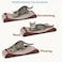 FluffyDream Cat Scratcher Cardboard Scratching Pad House Bed Furniture Protector Infinity Shape Curved Brown Bone Bell