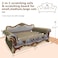 INRLKIT Luxury Cardboard Cat Scratcher Sofa Bed Couch Shaped Cat Scratching Board Scratch Lounge with Catnip Scratcher for Indoor Cats Kittens Kitties Grey
