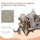 INRLKIT Luxury Cardboard Cat Scratcher Sofa Bed Couch Shaped Cat Scratching Board Scratch Lounge with Catnip Scratcher for Indoor Cats Kittens Kitties Grey