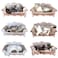 miwoowim Cat Scratcher Bed 23 Inch Kitty Couch and 173 Inch Scratch Box with Pad Modern Large Kitten Lounger for Indoor CatsUnique Cute Corrugated Cardboard Cat Sofa Scratcher
