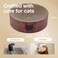 çŒ«å£± Necoichi Cat Scratcher Bowl for Indoor Cats Cat Scratching Lounger with Reversible Usability and Extra Comfort for Lounge Cardboard Bed Couch Regular Dark Cherry