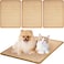 Newwiee 4 Pcs Cat Scratch Sisal Mat Cats 157 x 12 Inch Scratching Floor Pad Rug for Grinding Claws and Carpets Sofa Couch Furniture Door Protector