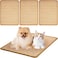 Newwiee 4 Pcs Cat Scratch Sisal Mat Cats 157 x 12 Inch Scratching Floor Pad Rug for Grinding Claws and Carpets Sofa Couch Furniture Door Protector