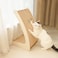 PETKARAY Cat Scratcher Sisal Cat Scratch Pad Curved Scratching Board for Indoor Kitty Floor Mounted Scratcher with Mouse Toy Catnip