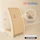 PETKARAY Cat Scratcher Sisal Cat Scratch Pad Curved Scratching Board for Indoor Kitty Floor Mounted Scratcher with Mouse Toy Catnip