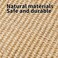 PODOO Bunny Scratch Pads Sisal Rabbit Scratching Pad Natural Rabbit Resting Mats for Cages Forage Grass Mat Indoor Essentials Accessories for Guinea Pig Cat 2Pcs 157x118 inches