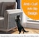 SAVUK Cat Scratching Mat for Couch Furniture Protective Cover AntiFall Climbing Claw Corner Wall Mat SelfAdhesive Cuttable Easy to Clean Replacement Carpet Rug Grey 15 x 24