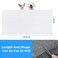 THAMIAO Carpet Protector for cat Dog Anti Scratch Under Door Cat Scratch Protector Mat from Scratching Easy to Cut Non Slip Plastic Carpet Scratch Stopper Cat Scratch Guard Carpet 36FTClear 1pcs