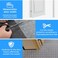 THAMIAO Carpet Protector for cat Dog Anti Scratch Under Door Cat Scratch Protector Mat from Scratching Easy to Cut Non Slip Plastic Carpet Scratch Stopper Cat Scratch Guard Carpet 36FTClear 1pcs