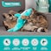 Pet Craft Supply Wiggle Pickle and Shimmy Shark Flipper Flopper Interactive Electric Realistic Flopping Wiggling Moving Fish Potent Catnip and Silvervine Cat Toy Multi 8726 All Breed Sizes