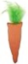 Our Pets OurPets 100Percent North American Catnip Filled Carrot Cat Toy 24 Karat