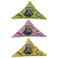 CoolCyberCats PurrrMuda Triangle Speciality Pack Contains Yeowww 100 Organic Catnip PurrrMuda Triangles 1 Each Pink Green Yellow