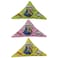CoolCyberCats PurrrMuda Triangle Speciality Pack Contains Yeowww 100 Organic Catnip PurrrMuda Triangles 1 Each Pink Green Yellow
