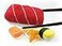 munchiecat Sushi Catnip Toy for Cats USA Made Engaging Sushi Design for Pouncing and Play Kittens 4Pc Rainbow