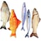 HAPY SHOP Catnip Toys 5 Pack Simulation Fish Shape Realistic Fluffy Catnip Doll Interactive Pets Pillow Chew Bite Supplies for Cat Kitten Kitty