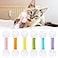 CiyvoLyeen Swabs Catnip Toys Set of 6 Soft Plush Kicker Toys Interactive Kitty Kick Sticks for Cat Lovers Gift Sturdy Teething Chew Toy