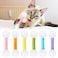 CiyvoLyeen Swabs Catnip Toys Set of 6 Soft Plush Kicker Toys Interactive Kitty Kick Sticks for Cat Lovers Gift Sturdy Teething Chew Toy