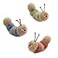Jumpaws Interactive Natural 3 PK Catnip Toy with Rattle Bite Resistant for All Ages Indoor Cat Soft Caterpillar Toys Fluffy Kitten Toy