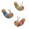 Jumpaws Interactive Natural 3 PK Catnip Toy with Rattle Bite Resistant for All Ages Indoor Cat Soft Caterpillar Toys Fluffy Kitten Toy