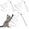 Molain Cat Wand Rainbow Toy 3pcs Rainbow Ribbon Cat Wand for Kittens Training Rainbow Ribbon Cat Interactive Catcher Wand Stick Toy for Kitten Cat Indoor Exerciser Playing30cm