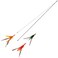 CoolCyberCats GoCat Da Bird Rod and Feather Cat Toy Handmade in The USA 3 Birds