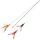 CoolCyberCats GoCat Da Bird Rod and Feather Cat Toy Handmade in The USA 3 Birds