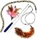 Pet Fit PET FIT for Life 3 Feather Dual Rod Wand CAT Toy