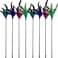 CATENESS Cat Wand Toy Feather Stick Cat Toys 8 Pieces Interactive Cat Toy Feathers Wand for Indoor Cats