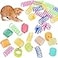 Sumind 30 Pcs Cat Spring Toys Kitten Spiral Springs for Indoor Interactive Cat Pet Toys Plastic Coil Spiral for Kitten Swatting Biting Hunting Bouncing Training Play 2 Styles