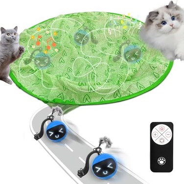 LUPAPA Interactive Cat Toys Indoor Simulation Hunting Toys for Cats Hunting Hood with Cat Ball