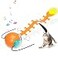 Waaiio Interactive Cat Toy with Centipede TailFast Rolling Ball Rechargeable Toys for Bored Indoor Adult Cats Touch ActivatedRechargeableBird Chirping Squeaky