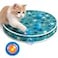 Huimpet Interactive Cat Toys Play Mat with Automatic Motion Balls LED Lights Bird Chirping Sound 3 Speed Levels Indoor Enrichment Cat Pattern Design