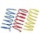Tamu style Cat Spring Toys 120 Pack Plastic Coils for Swatting Biting Hunting and Active Healthy Play Colorful 2 Inch Spirals