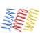Tamu style Cat Spring Toys 120 Pack Plastic Coils for Swatting Biting Hunting and Active Healthy Play Colorful 2 Inch Spirals