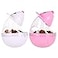 tiopeia 2Pcs Cat Treat Dispenser Toy Mouse Shape Cat Interactive Toy and Food Dispenser for Pet Increases IQ Interactive Food Dispensing