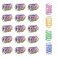 Andiker 60pcs Colorful Spiral Springs Creative and Interactive Cat Toys for Indoor Cats