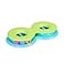 Catstages Infinity Ball Track for Cats with Two Balls Including One LightUp Ball Figure8 Shaped Cat Ball Track Compatible Topper Toys Green