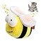 Gigwi Chirpy Bee Sound Toy for Cats Interactive Squeaking Cat Toys Melody Chaser Play and Squeak Kitten Toy for Boredom