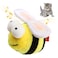 Gigwi Chirpy Bee Sound Toy for Cats Interactive Squeaking Cat Toys Melody Chaser Play and Squeak Kitten Toy for Boredom