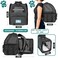 PetAmi Expandable Dog Backpack Carrier for Cats Pets Breathable Cat Carrier Backpack with Top Window MultiEntry Ventilated Foldable Travel Carrier for Small Medium Pets up to 18 lbs Dark Gray