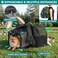 PetAmi Expandable Dog Backpack Carrier for Cats Pets Breathable Cat Carrier Backpack with Top Window MultiEntry Ventilated Foldable Travel Carrier for Small Medium Pets up to 18 lbs Dark Gray