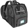 PetAmi Expandable Dog Backpack Carrier for Cats Pets Breathable Cat Carrier Backpack with Top Window MultiEntry Ventilated Foldable Travel Carrier for Small Medium Pets up to 18 lbs Dark Gray