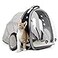 halinfer Back Expandable Cat Backpack Carrier Fit up to 12 lbs Space Capsule Bubble Window Pet Carrier Backpack to Carry and Transport Cat Bunny Small Puppy