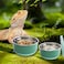 FlidRunest 2 Pack Reptile Cricket Calcium Mixer Cricket Nutrients Calcium Shaker Stainless Steel Insect Feeder for Gecko Chameleon Lizard Snake