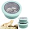 FlidRunest 2 Pack Reptile Cricket Calcium Mixer Cricket Nutrients Calcium Shaker Stainless Steel Insect Feeder for Gecko Chameleon Lizard Snake