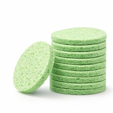 kcrygogo Green Sponge Accessories for Hermit Crab Habitat Moisture Supply for Maintaining Tank Humidity 10PCS