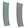 DQITJ 2 Pcs Reptile Hammock Chameleon with Suction Cup Snake Accessories Geckos Swing Climbing Net Black and Green