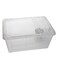 OMEM Portable Reptile Terrarium Habitat for Mini Pet Houses Breathable Holes Stackable Container L