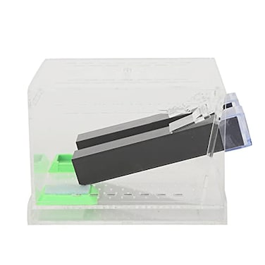 Shanrya Acrylic Cricket Keeper Ventilated Cricket Cage Removable Lid Cricket Enclosure with Feces Layer Tubes for Observation of Small Pets Breeding L