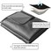 Ameritex Pet Bed Blanket Reversible 100 Waterproof Velvet Super Soft for Sofa and Bed 52x82 Inches Light GreyGrey